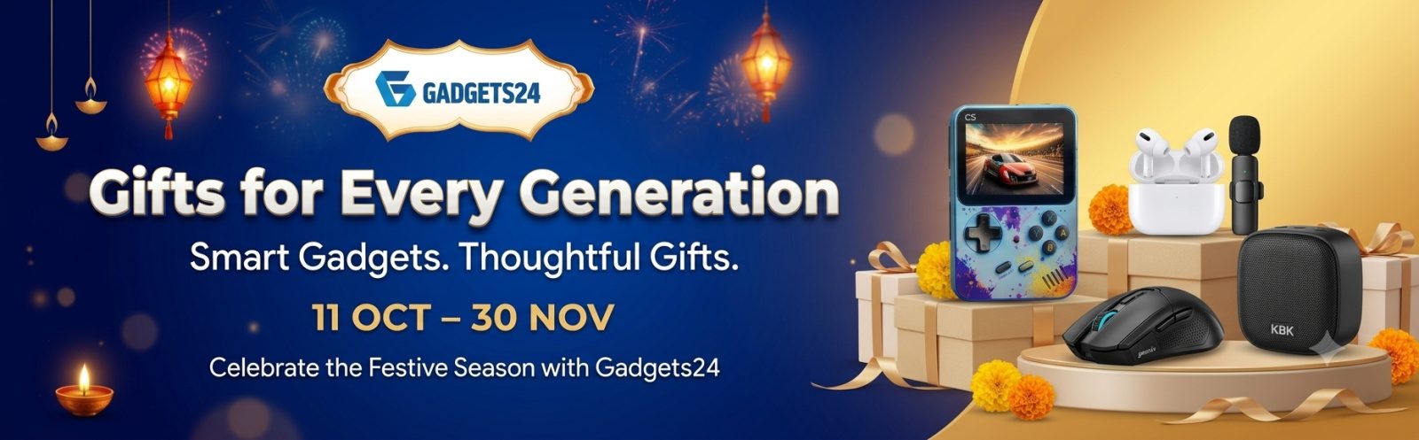 Gadgets24 promotional banner