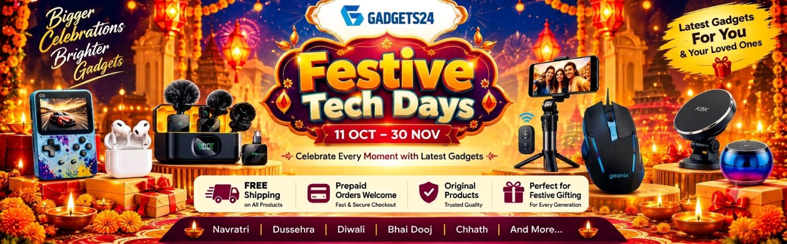 Gadgets24 promotional banner