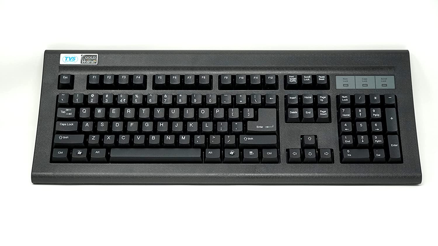 TVS Electronics USB Gold Keyboard (Black)