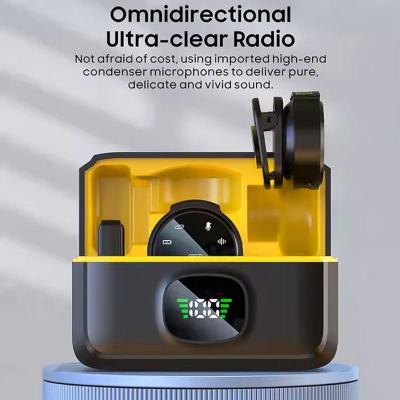 Q8 Wireless Microphone with Noise Cancellation, Dual Transmitters & Charging Case