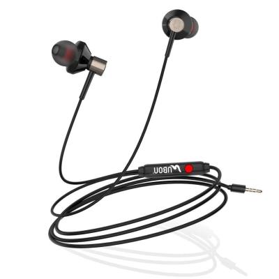 UBON UB-185A Noise Isolating Wired Earphones with Mic | Deep Bass & Clear Sound