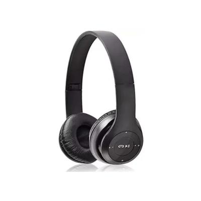 P47 Wireless Bluetooth Headphones with Mic, FM, SD Card & Hands-Free Calling – Lightweight Foldable Design