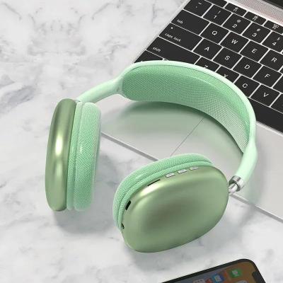 P9 Bluetooth Headphones with Mic – Wireless Max Headset Green | Deep Bass, Long Battery