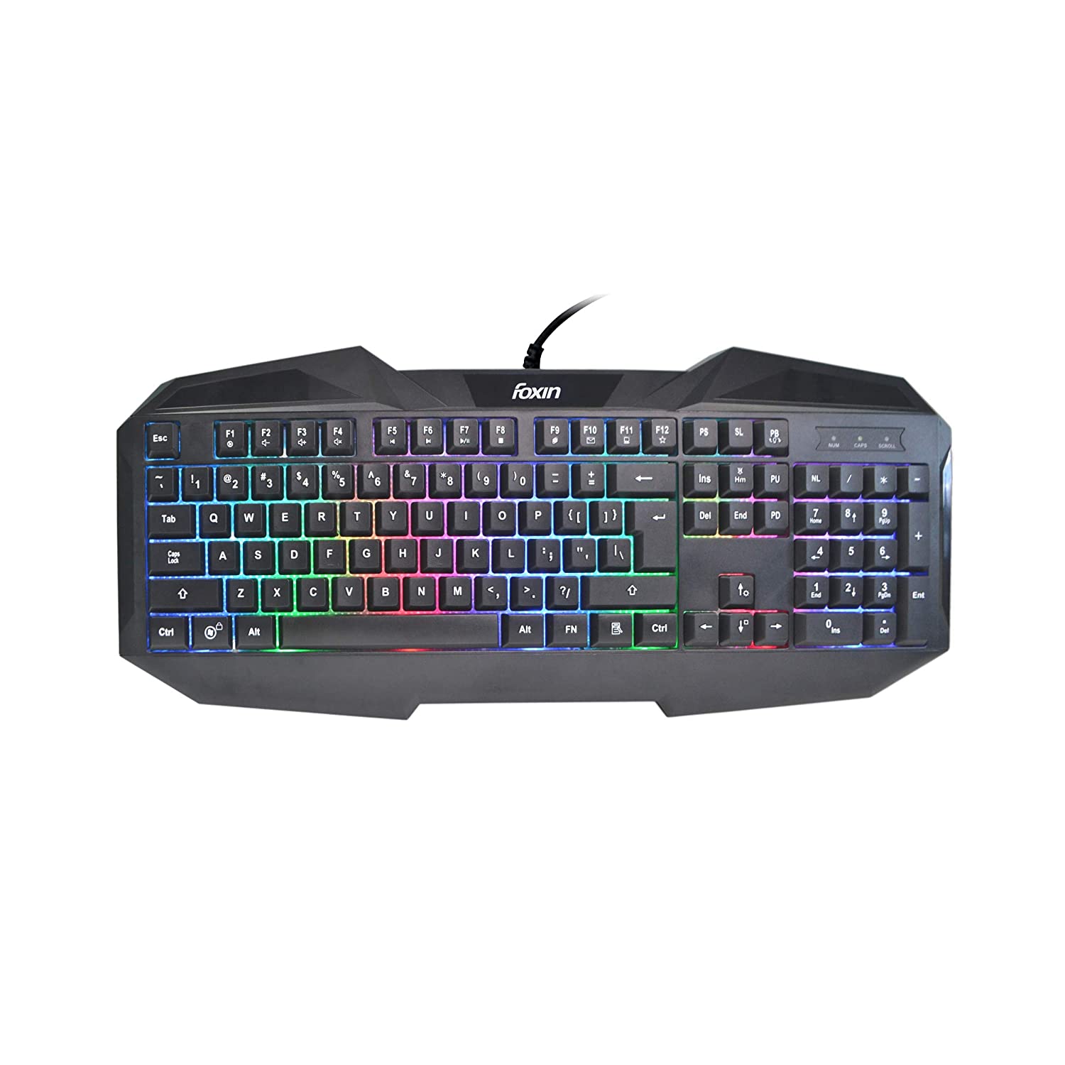 Foxin FGK-902 USB Gaming Keyboard with RGB Backlight