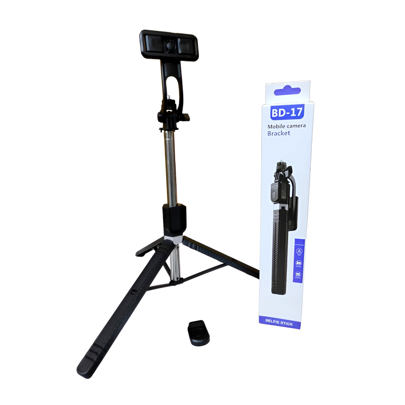 Premium Wireless Selfie Stick Tripod with Bluetooth Remote – 360° Rotation, Lightweight & Foldable Design